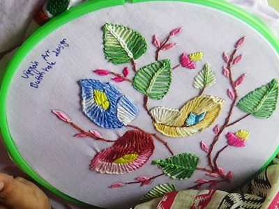 Hand Embroidery Designs # 144 - buttonhole stitch design