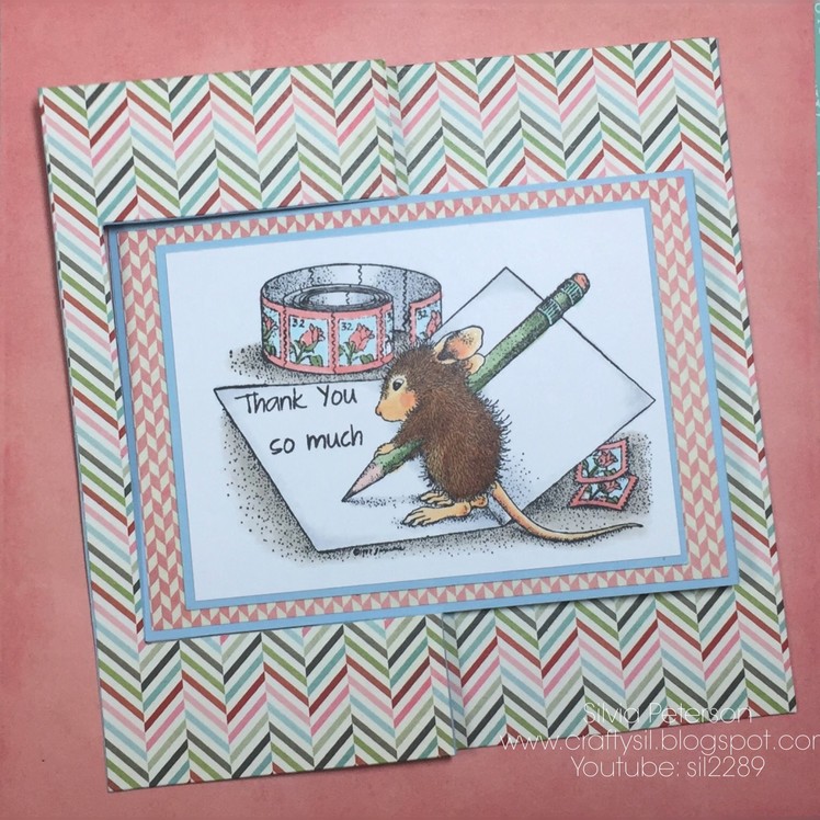House-Mouse Sunday - Card making video using Sizzix Flip-its