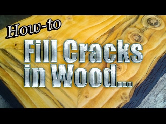 How-to Fill Cracks in Wood Live with Mitchell Dillman