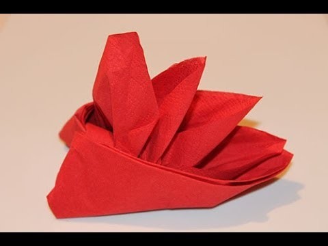 How to Fold Napkin - Bird Of Paradise
