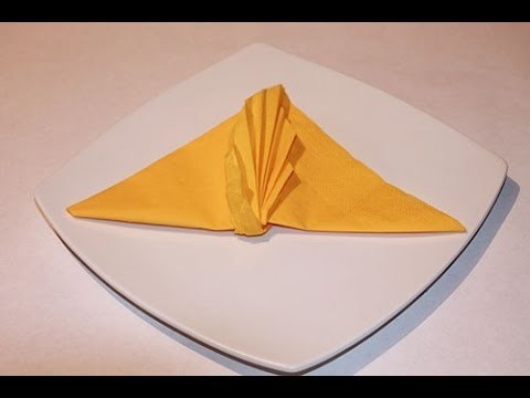 How to Fold Napkin - Leaf Folding