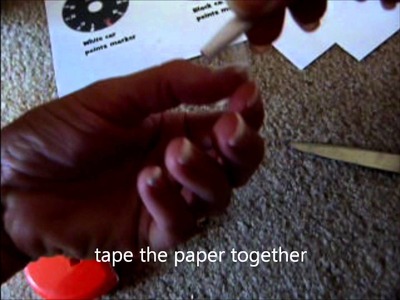 How to make a game spinner out of paper
