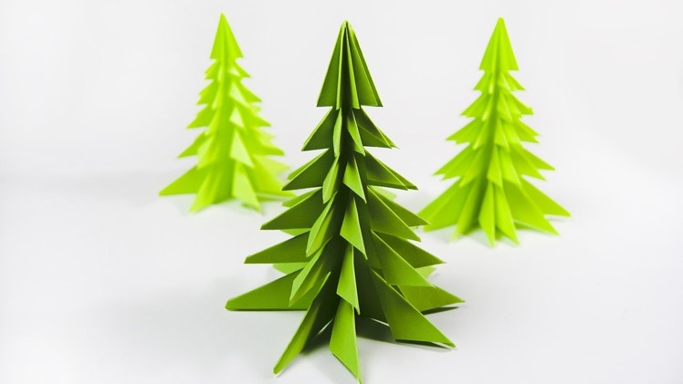 How to make a paper Christmas tree | DIY Xmas tree