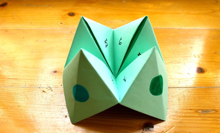 How to make a paper fortune teller or chatterbox