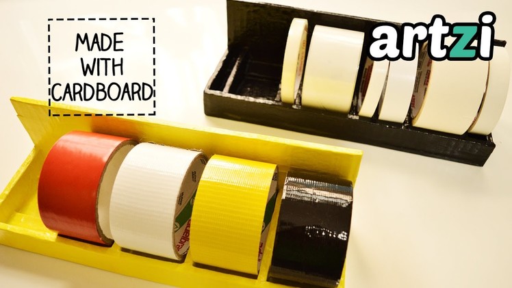 How to Make a Tape Holder with Cardboard
