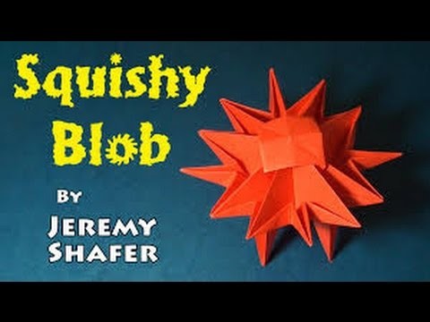 How To Make An Origami Squishy Blob - By Jeremy Shafer!!