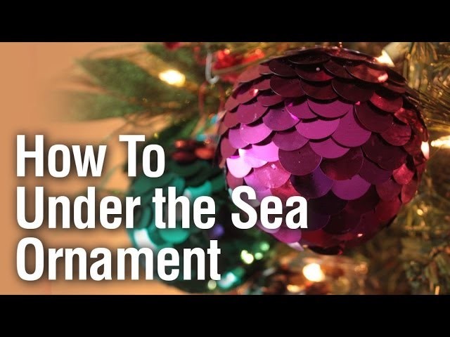 How to make an Under the Sea Sequin Ornament