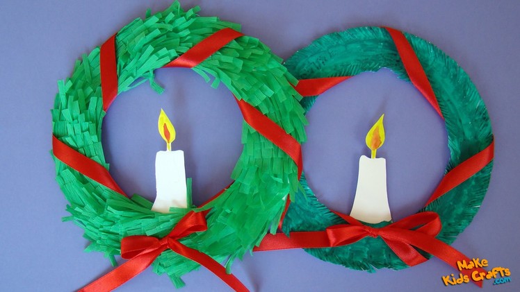 How to make Wreath Paper Plate?