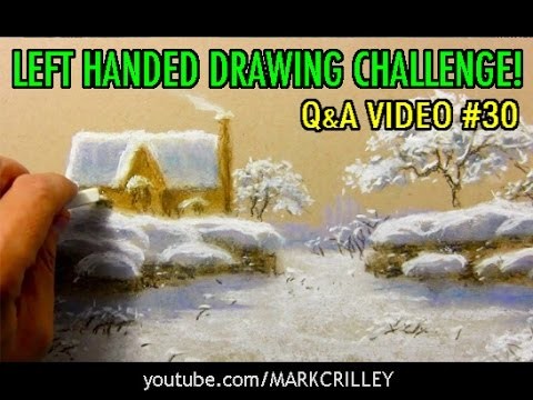 Left-Handed Drawing Challenge! [Q&A Video #30]