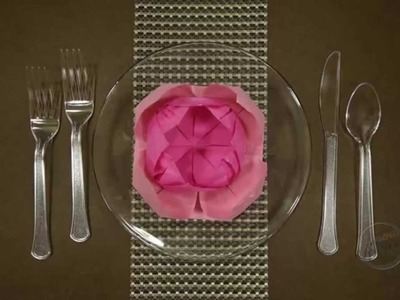 Lotus - Paper Napkin Folding