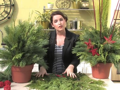 Making a Live Holiday Planter