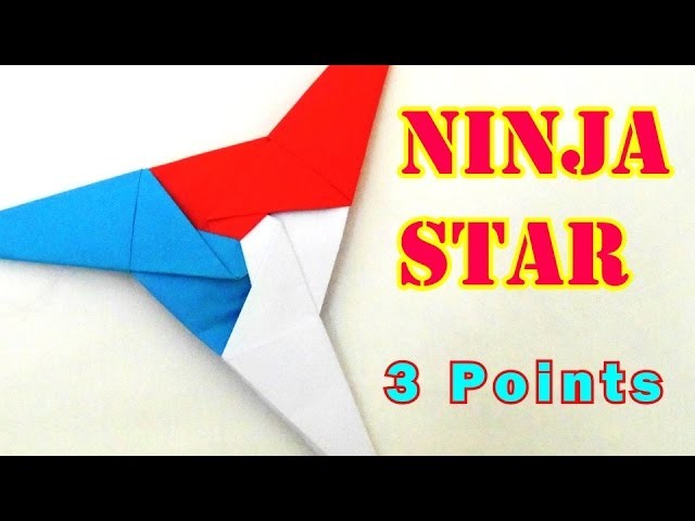 Origami 3 Pointed Ninja Star (Jeremy Shafer) Tutorial!