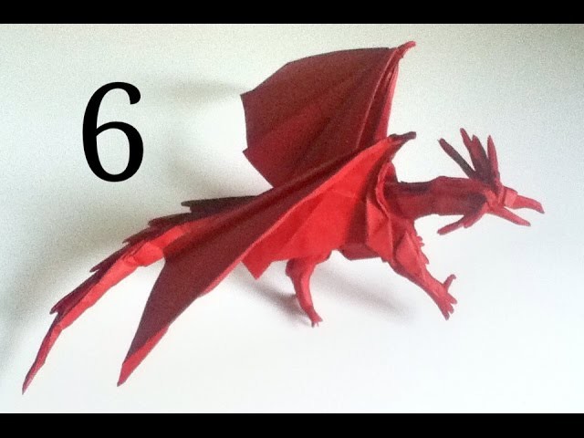 Origami Ancient Dragon tutorial (Satoshi Kamiya) - part 6