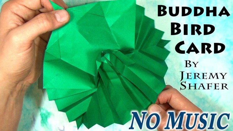 Origami Buddha Bird Pop-up Card (no music)