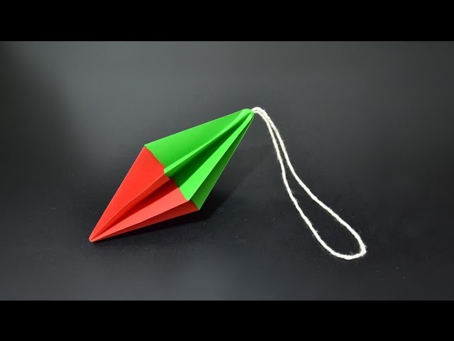 Origami: Christmas Ornament - Instructions in English (BR)