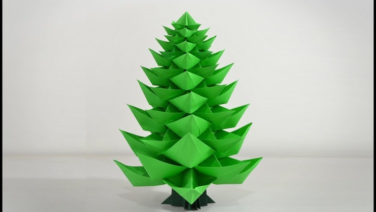 Origami: Christmas Tree 2.0 - Instructions in English (BR)
