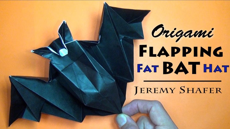 Origami Flapping Fat Bat Hat