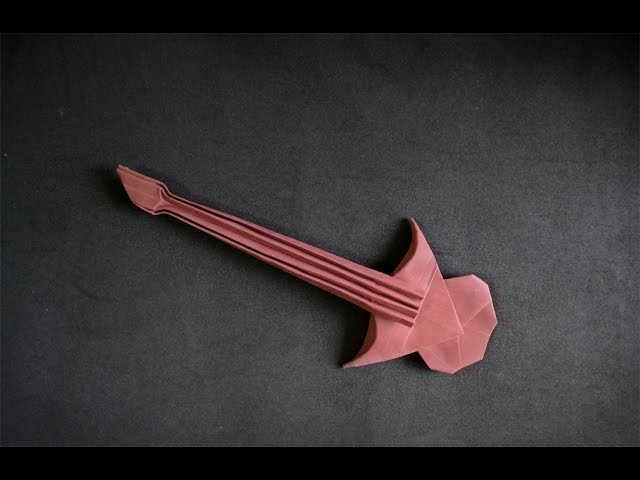 Origami: Guitar. Guitarra
