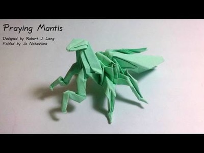 Origami Praying Mantis (Robert J. Lang)