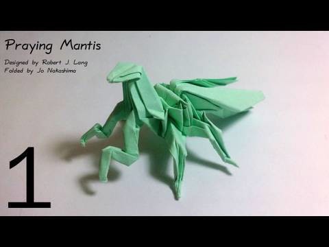 Origami Praying Mantis (Robert J. Lang) - Part 1.3