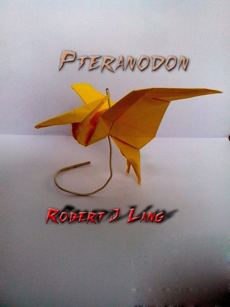 Origami Pteranodon - Robert J. Lang (TUTORIAL)
