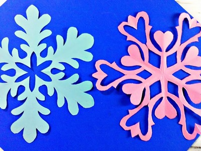 Origami snowflake frozen easy paper tutorial instructions. New year christmas diy paper snowflakes