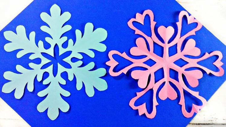 Origami snowflake frozen easy paper tutorial instructions. New year christmas diy paper snowflakes