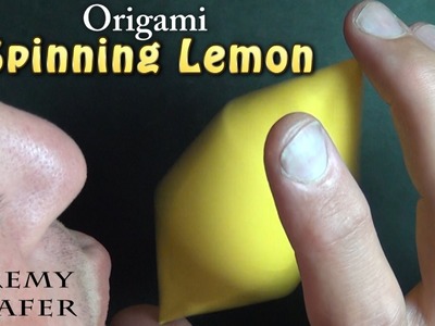 Origami Spinning Lemon