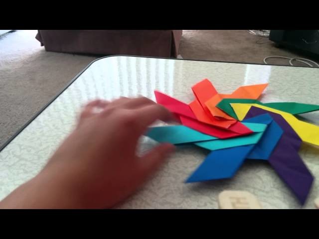Origami Super Transforming Ninja Star (Jeremy Shafer) - Demo