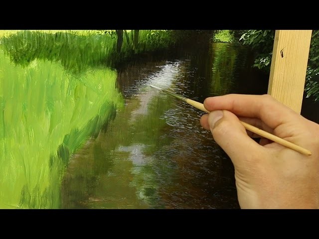 PAINTING A RIVER IN OIL!