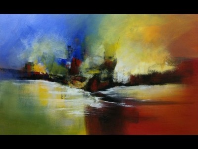 Painting on canvas - Abstract Marine