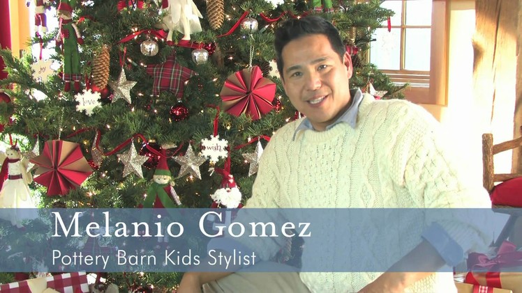 Pottery Barn Kids: How To Create Holiday Tree Ornaments with Melanio  Gomez