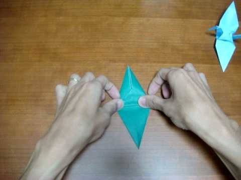Simple Origami Tutorial: Crane (鶴; "Tsuru")