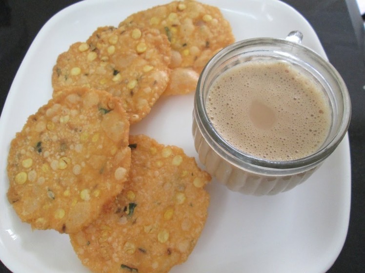 Thattai snack  - Pappu Chekkalu - Nippattu -tea time snack recipe