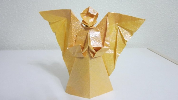 TUTORIAL - Origami Angel II aka Angel of Prayer (Creator: the late Mr Neal Elias)