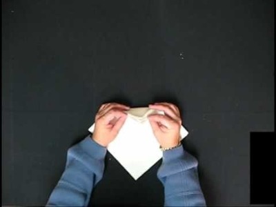 United Linen  Napkin Folding:  Ice Cream Cone Fold