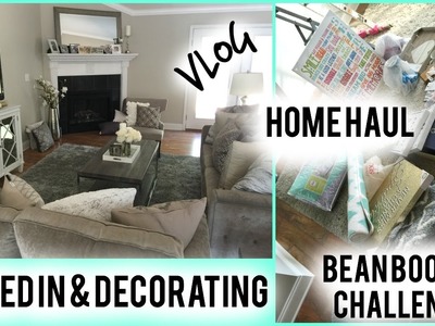 V: MOVED IN! Decorating, New chandelier & Rug- Home HAUL- Bean Boozled!