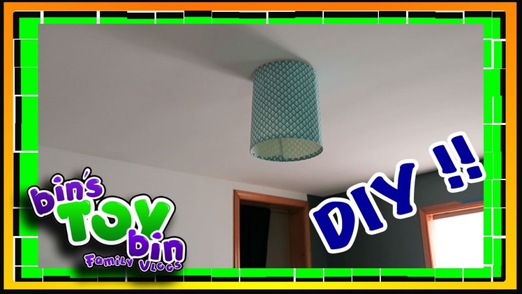 Bin's DIY Lamp Shade Refurbish!! 2.11.2017 | Bin's Toy Bin Daily Vlogs