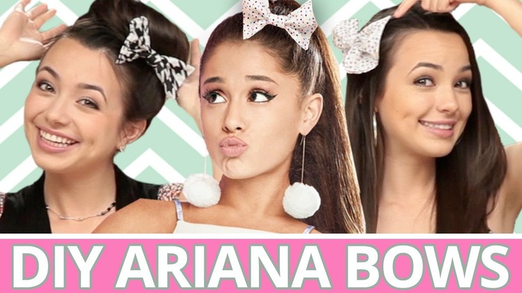 DIY Ariana Grande Hair Bows | Of the Day w. The Merrell Twins