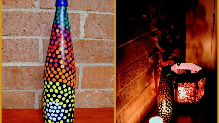 DIY bottle painting