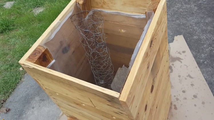 DIY compost bin project results