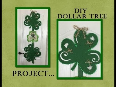 DIY  Dollar Tree St. Patricks Day Garland