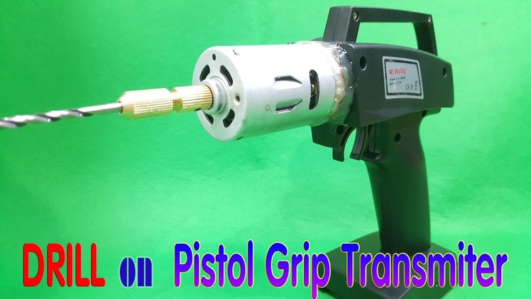 DIY Drill On Pistol Grip Transmiter - TX Drill