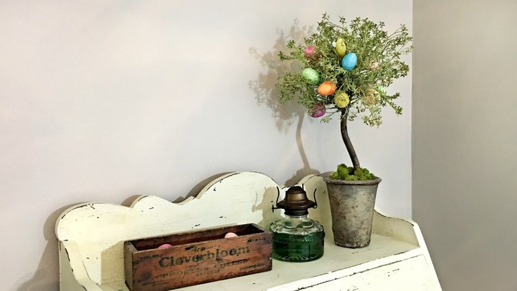 DIY Easter Egg Topiary - Easter Decorating Idea - Spring Decor