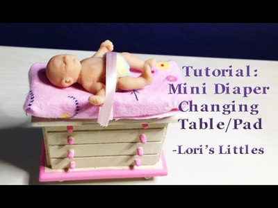 DIY Easy Mini Diaper Changing Table and Pad