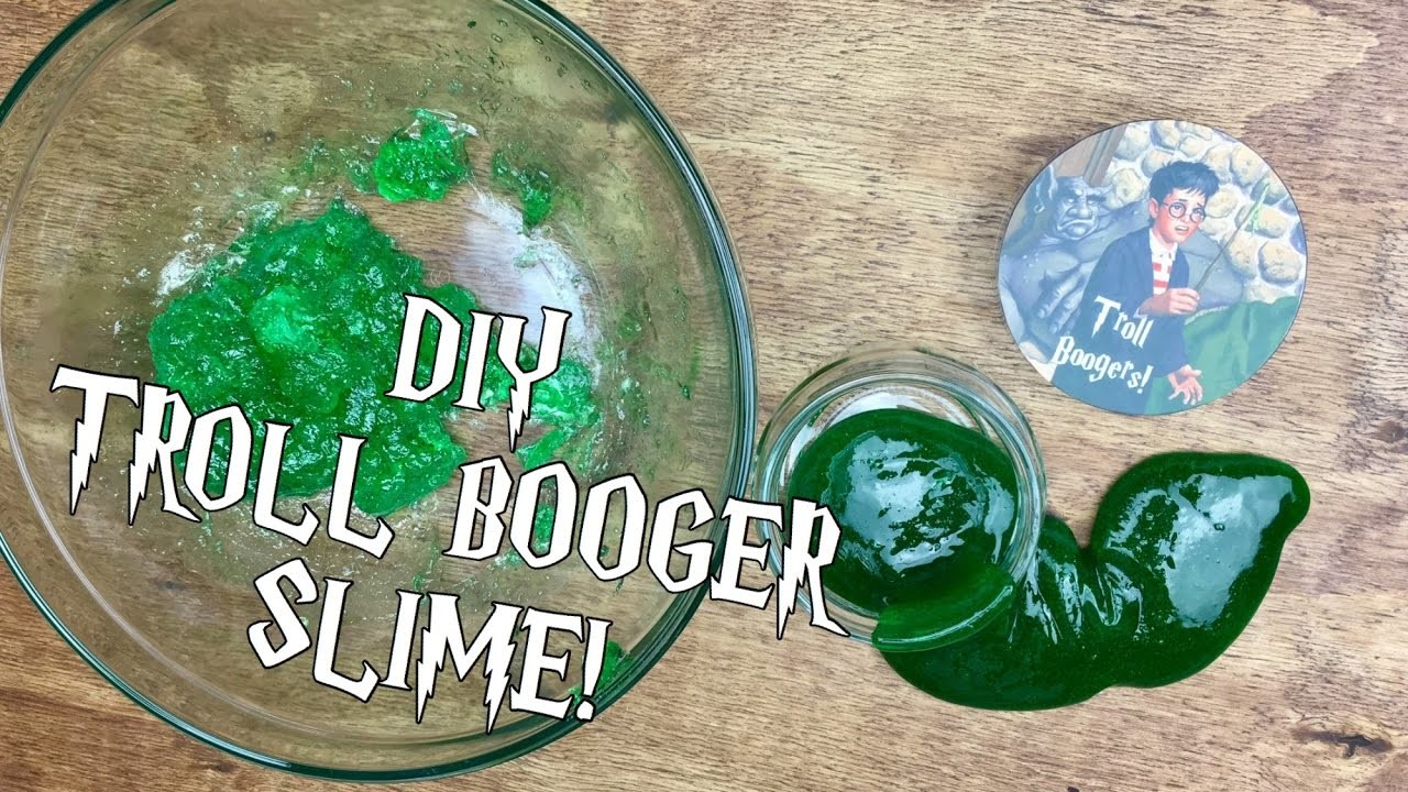 Diy Harry Potter Troll Booger Slime, Edible And Non-edible