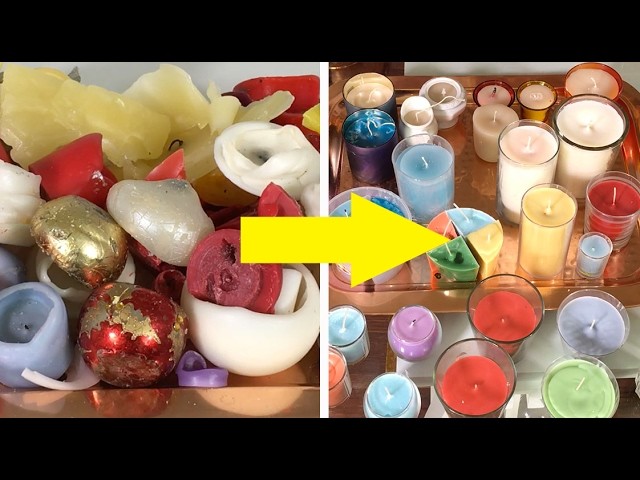 DIY: How to Reuse Old Candles ➻4A