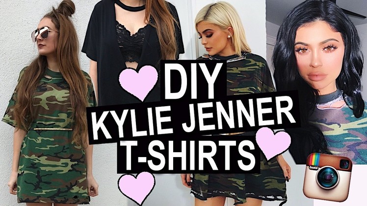 DIY Kylie Jenner Inspired T-Shirts