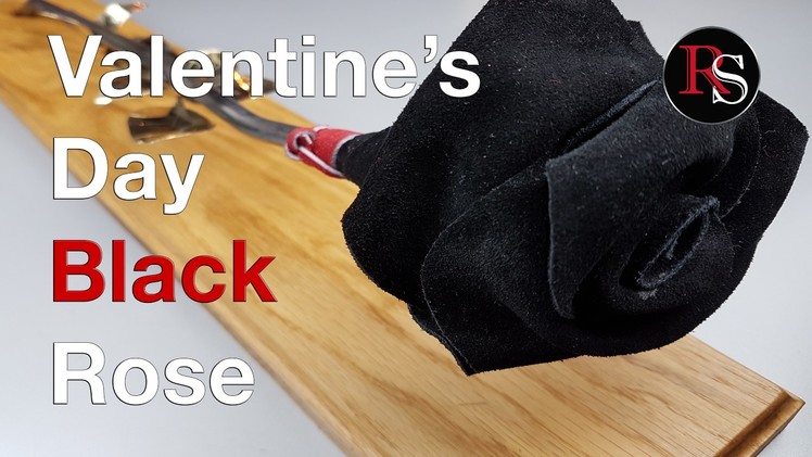 DIY - Making A Valentine's Day Black Rose