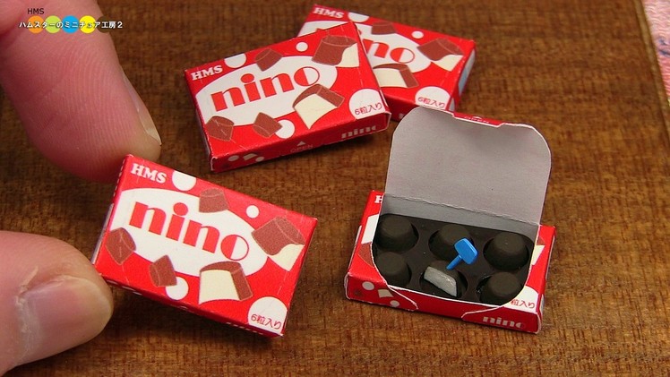 DIY Pino Style Miniature Ice Cream (Fake food)　ピノ風ミニチュアアイス作り